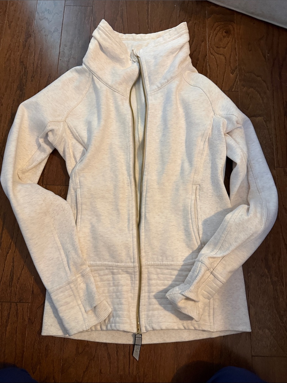 lululemon athletica Light Cream Full-Zip Hoodie